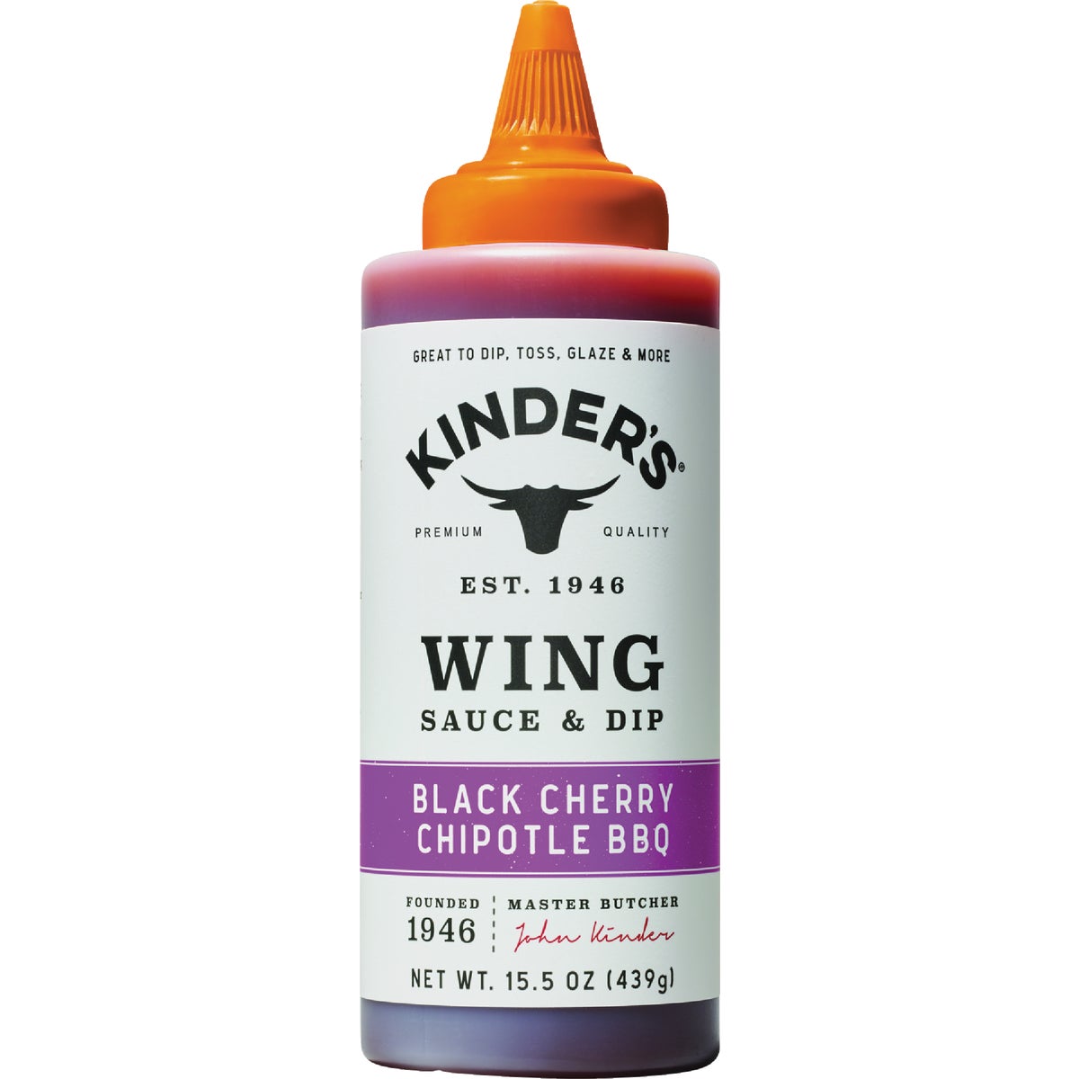Kinder's 15.5 Oz. Black Cherry Chipotle BBQ Sauce