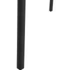 Sunjoy 40 In. Square Heavy-Duty Black Steel Dining Table Image 7
