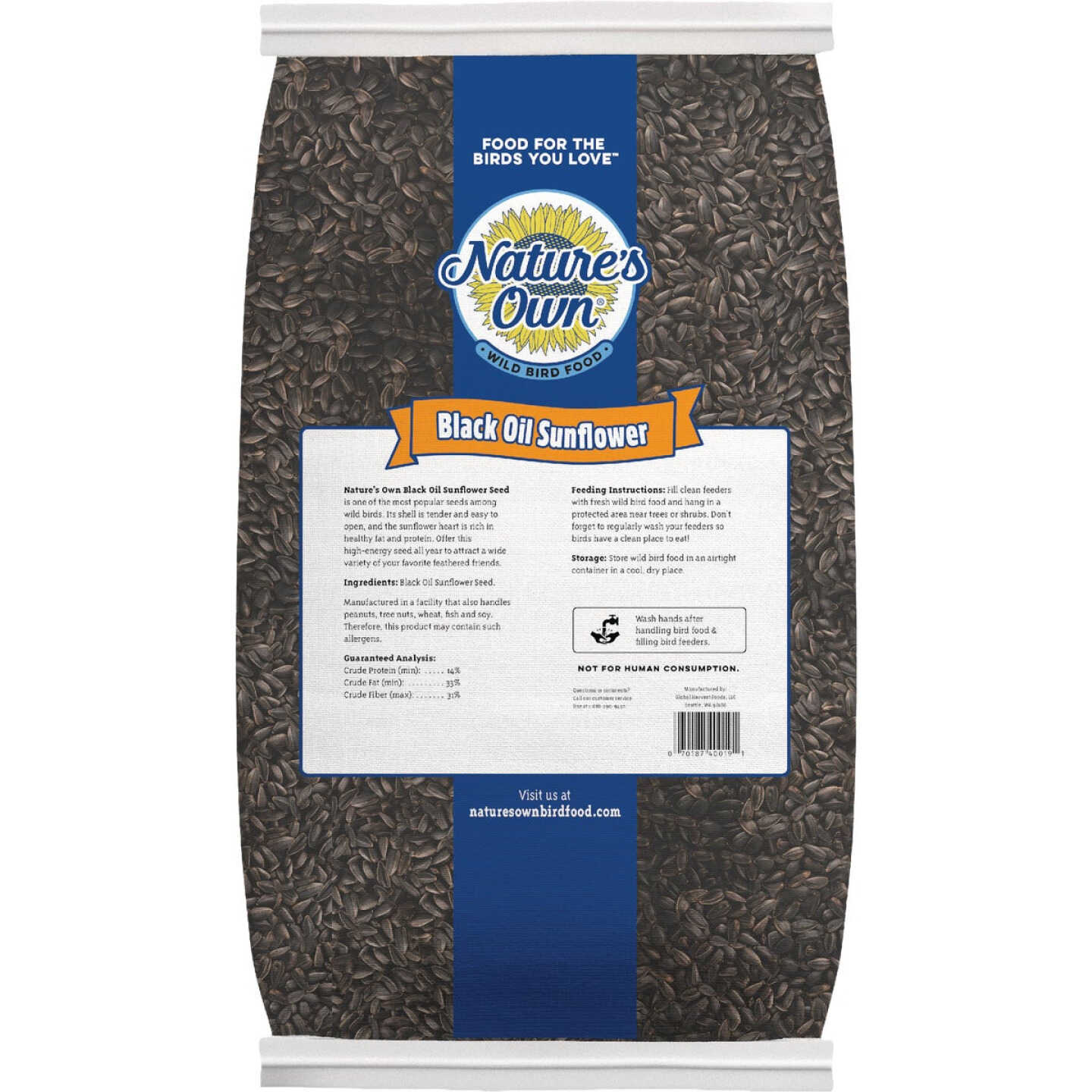 Nature's Own 40 Lb. Black Oil Sunflower Seed Image 2