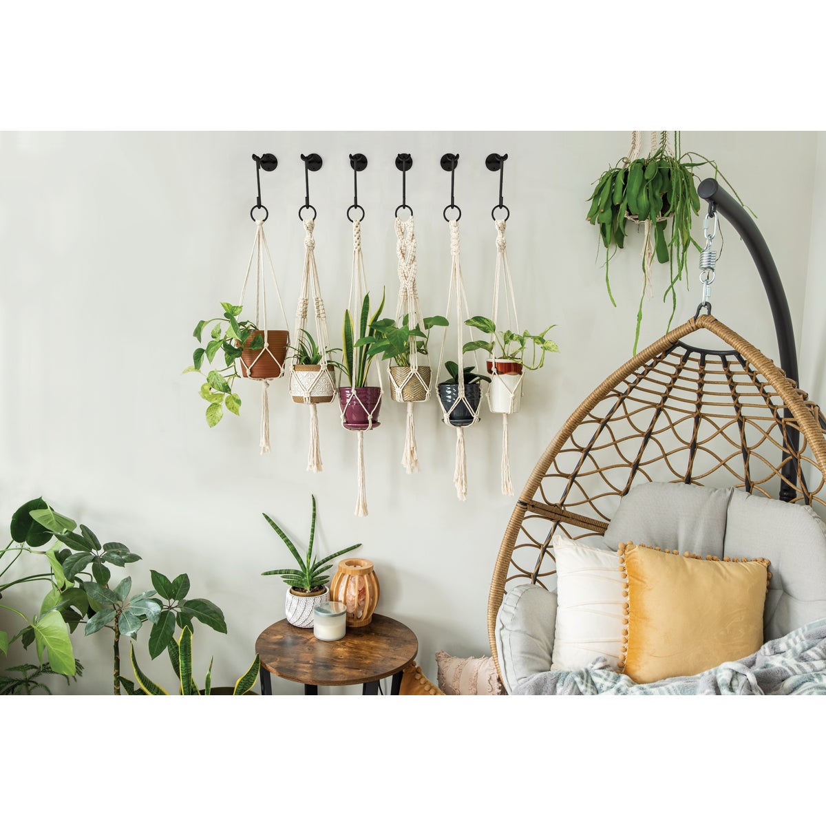 National Hardware 4 In. Black Steel Modern Small S-Hook Plant Hanger Image 2