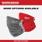 Milwaukee Workskin Washable Performance Neck Gaiter, Gray Image 2