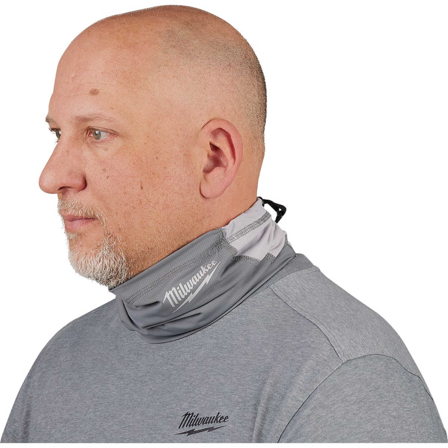 Milwaukee Workskin Washable Performance Neck Gaiter, Gray Image 6