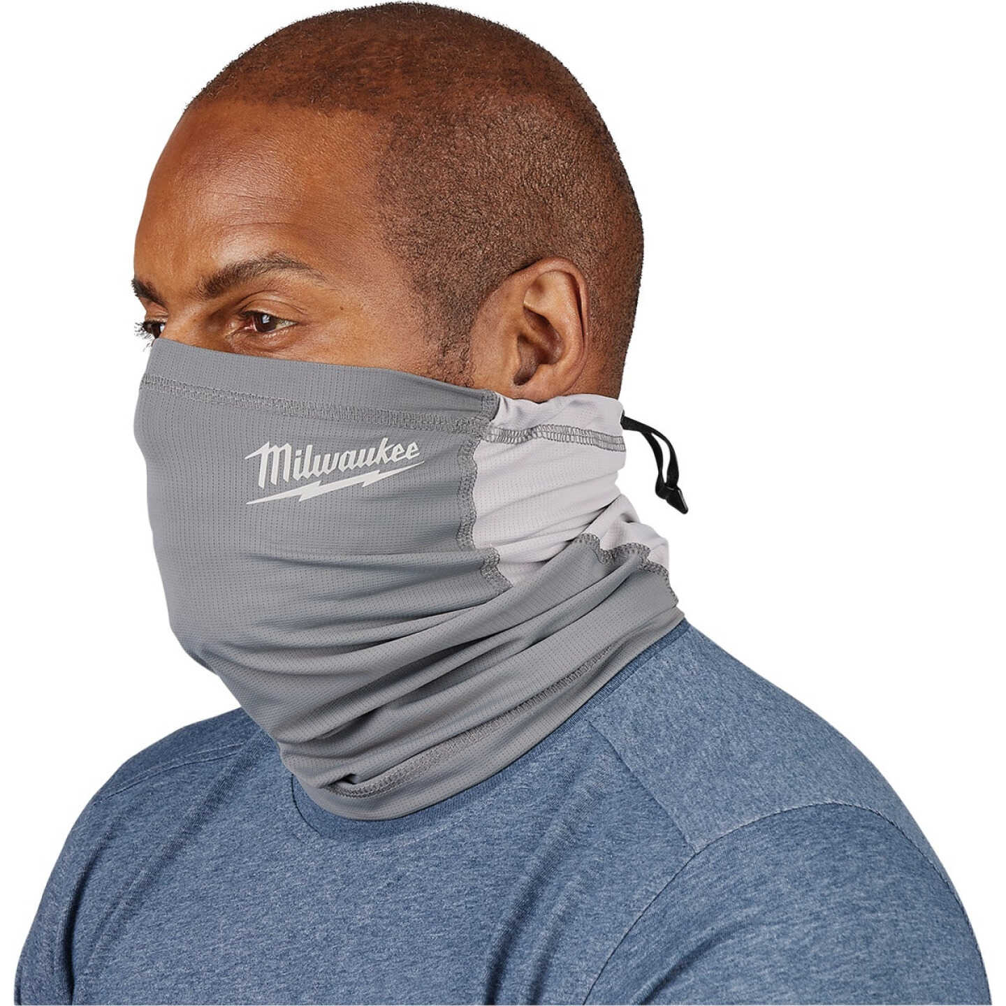 Milwaukee Workskin Washable Performance Neck Gaiter, Gray Image 4