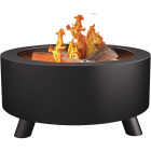 Bond 34 In. Round Wood Smokeless Fire Pit Image 1