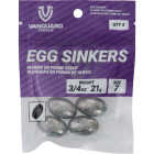 Vanguard Size 7 3/4 Oz. Egg Sinker (4-Pack) Image 2