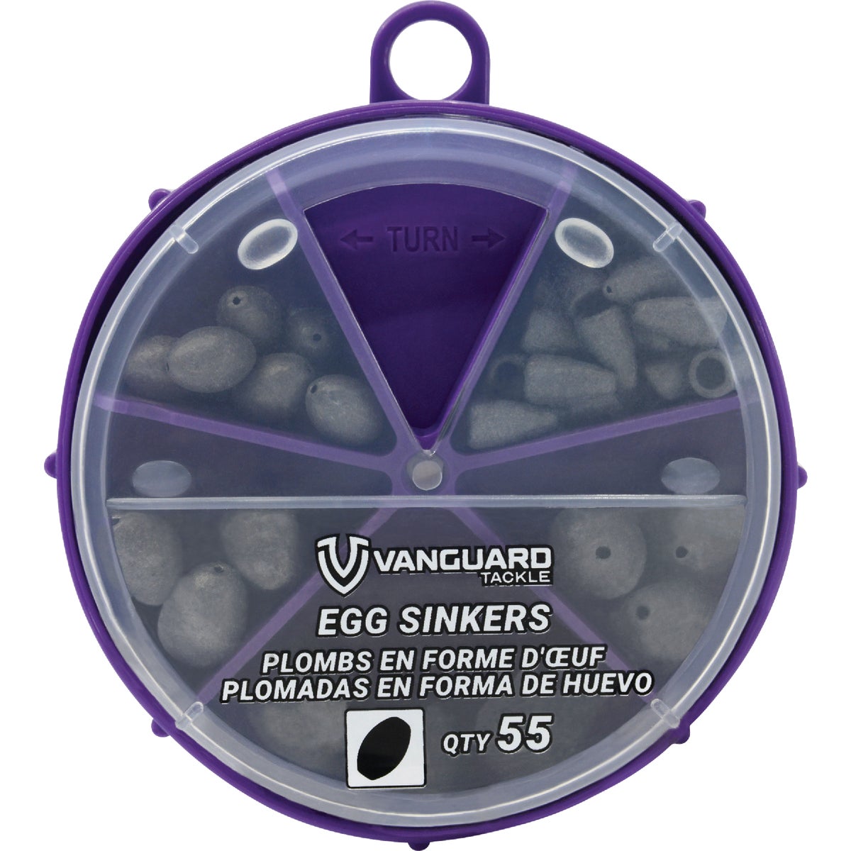 Vanguard 55-Piece Egg Sinker Kit Assortment