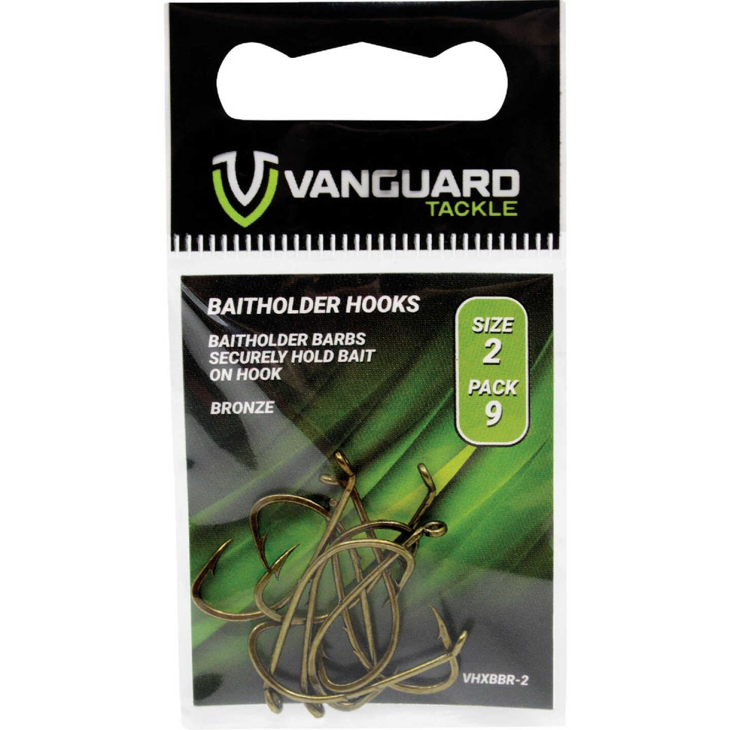 Vanguard Size 8 Bronze Baitholder Hook (10-Pack) Image 1