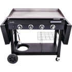 Char-Broil 4-Burner Black 40,000 BTU 778 Sq. In. Outdoor LP Gas Griddle Image 1