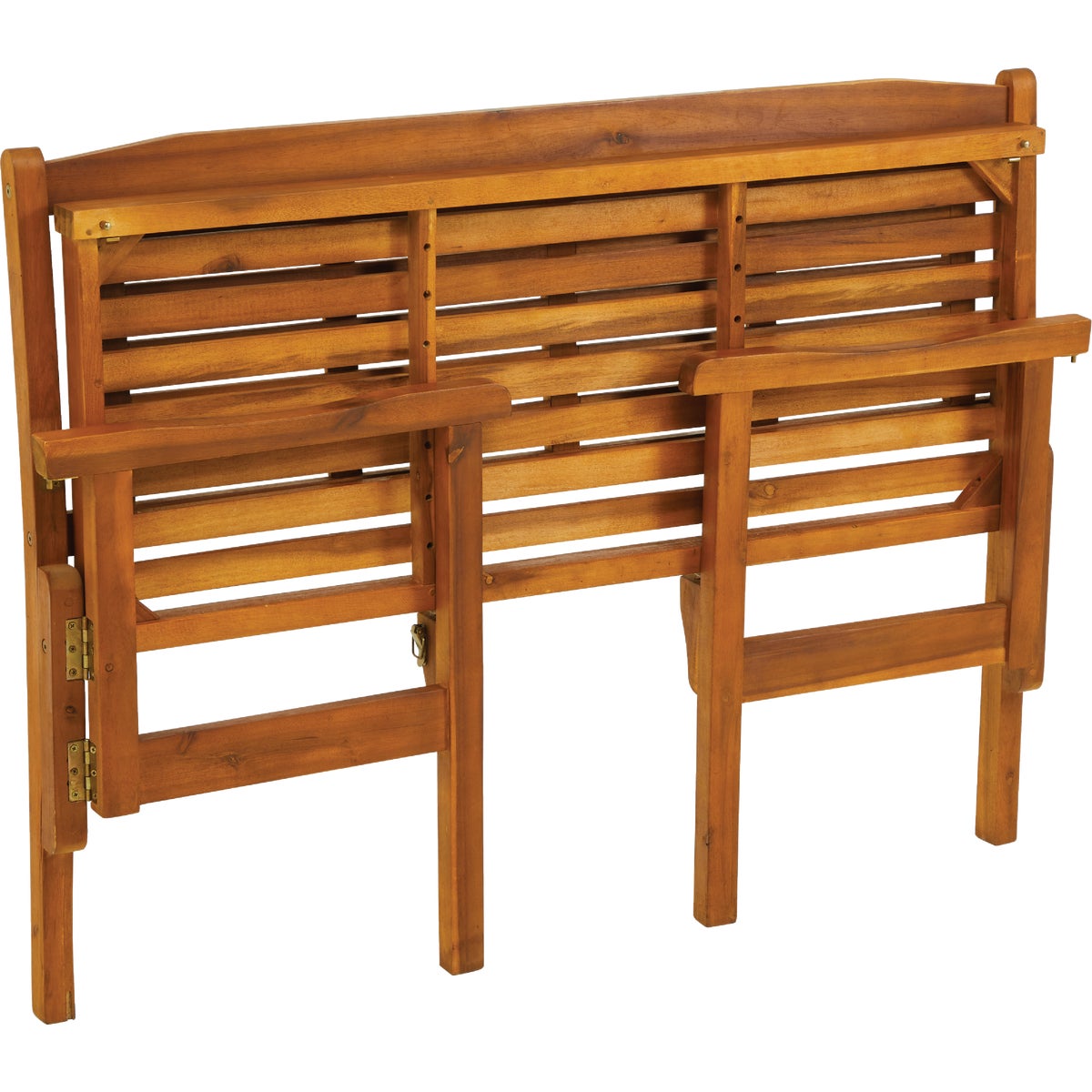 47 In. Acacia Wood Folding Bench Image 6