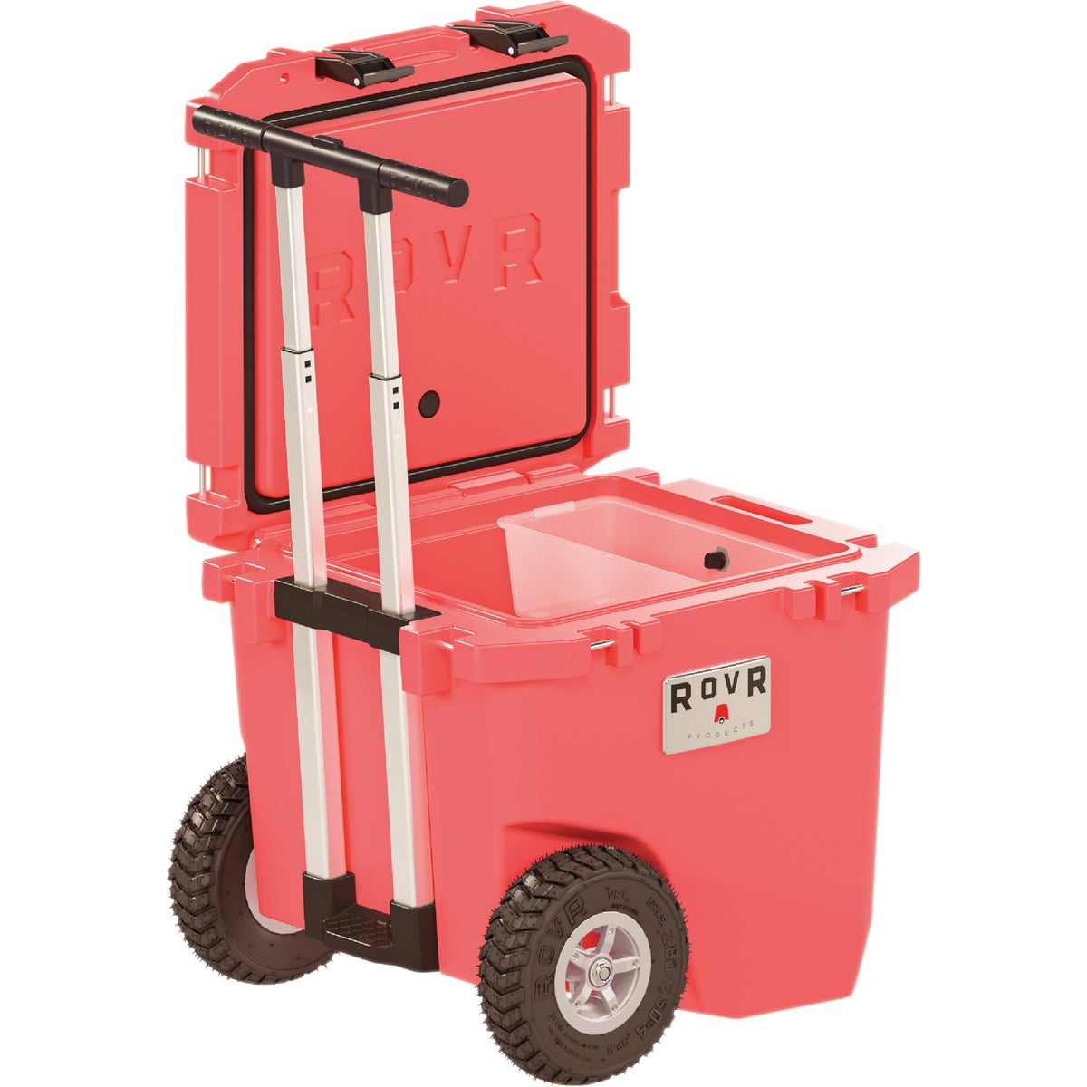 RovR RollR 45 Qt. Wheeled Hard Cooler, Coral
