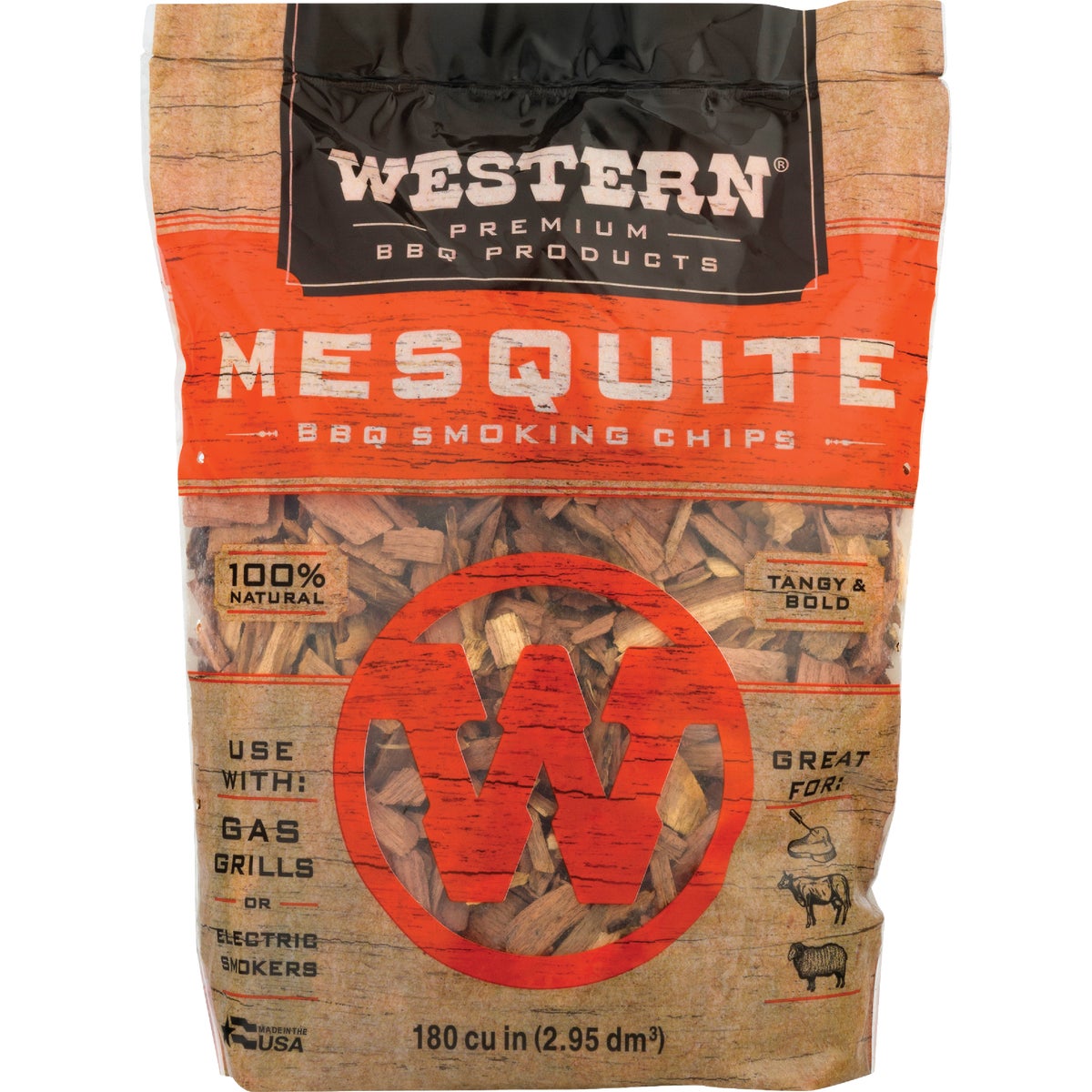 Western 180 Cu. In. Mesquite Wood Smoking Chips Image 3