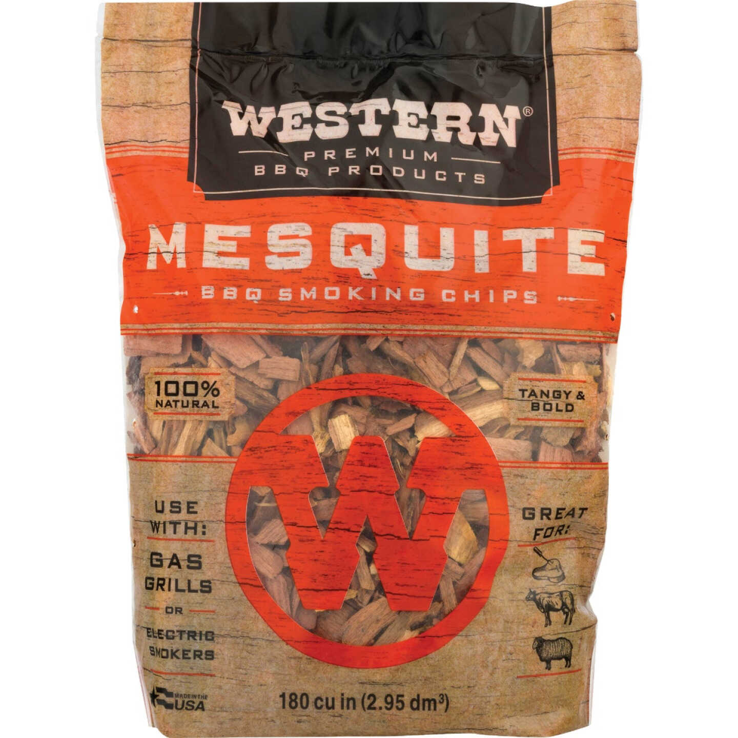 Western 180 Cu. In. Mesquite Wood Smoking Chips Image 3