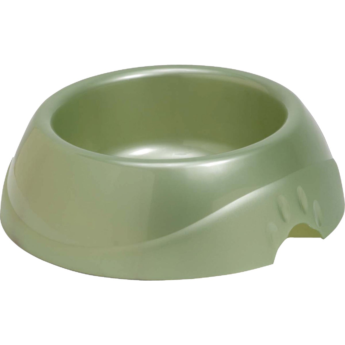 Petmate Plastic Round Large Designer Pet Food Bowl Image 1