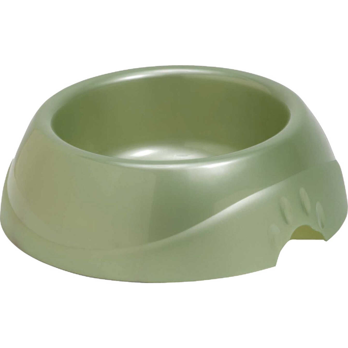 Petmate Plastic Round Large Designer Pet Food Bowl Image 1