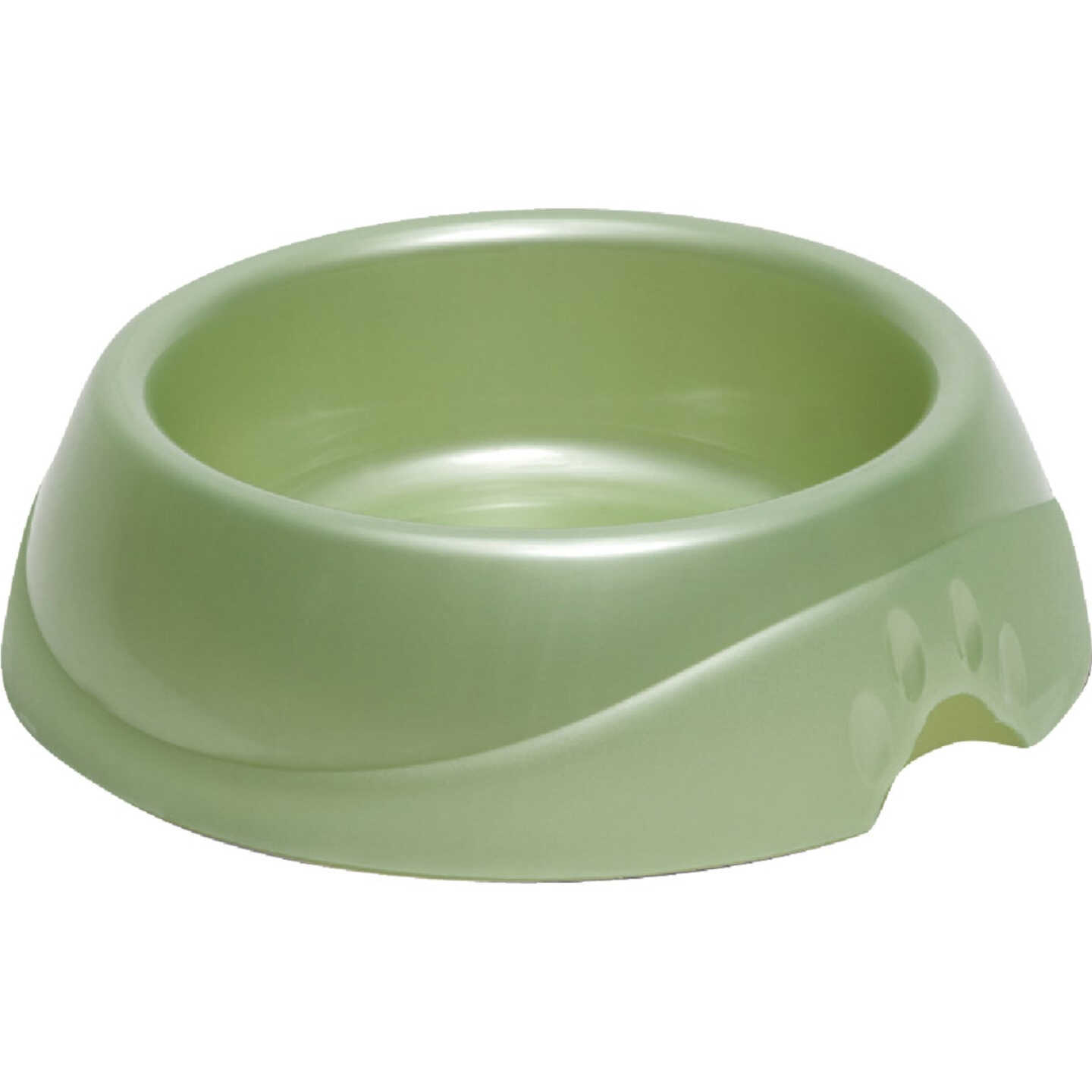 Petmate Plastic Round Jumbo Designer Pet Food Bowl Image 1