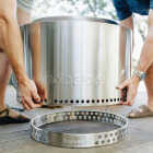 Solo Stove Yukon 2.0 27 In. Round Wood Burning Smokeless Fire Pit with Stand Image 4