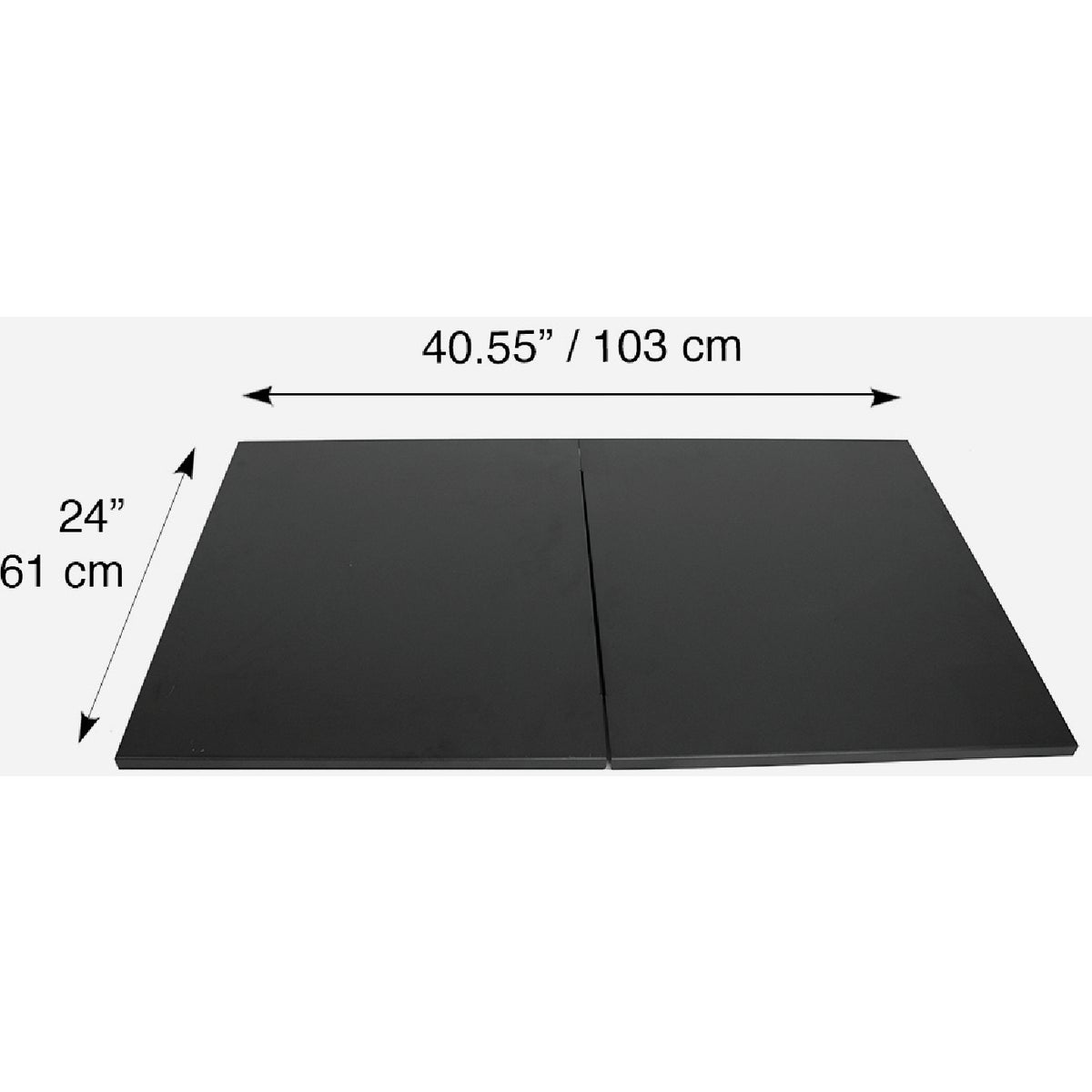 Blue Sky Peak 40 In. Rectangle Powder Coated Steel Fire Pit Lid Image 2