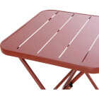 Sunjoy 24 In. Square Heavy-Duty Brick Steel Folding Table Image 4