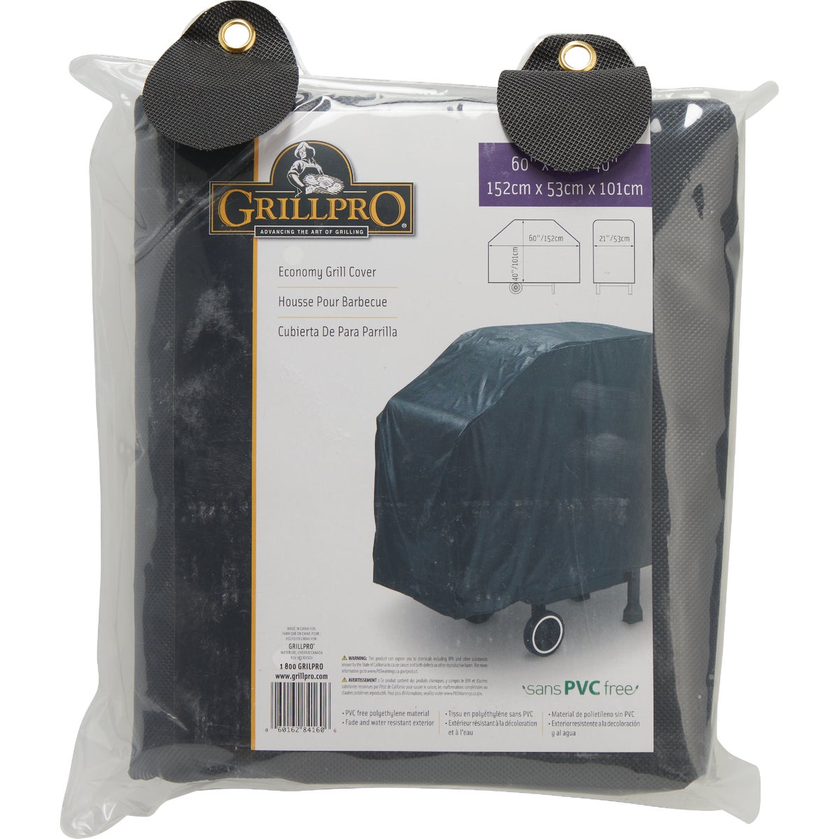 GrillPro Black 60 In. Economy Grill Cover Image 2