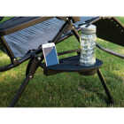 Outdoor Expressions Zero Gravity Deluxe Relaxer Gray Padded Chair with Cup Holder Image 6