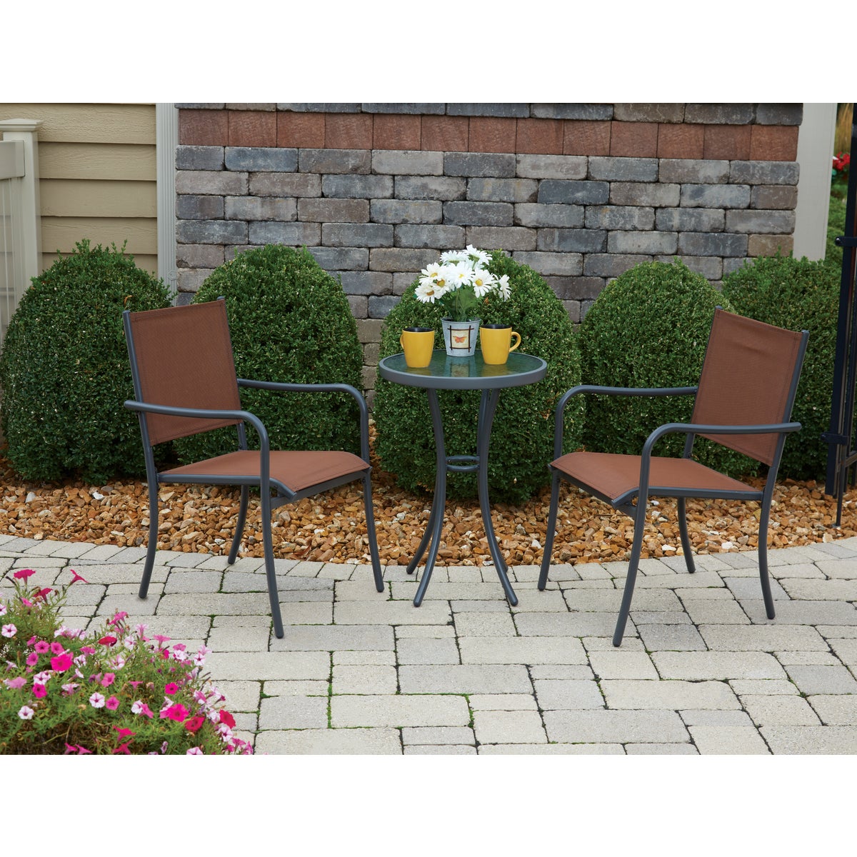 Outdoor Expressions Del Mar 3-Piece Bistro Set Image 2