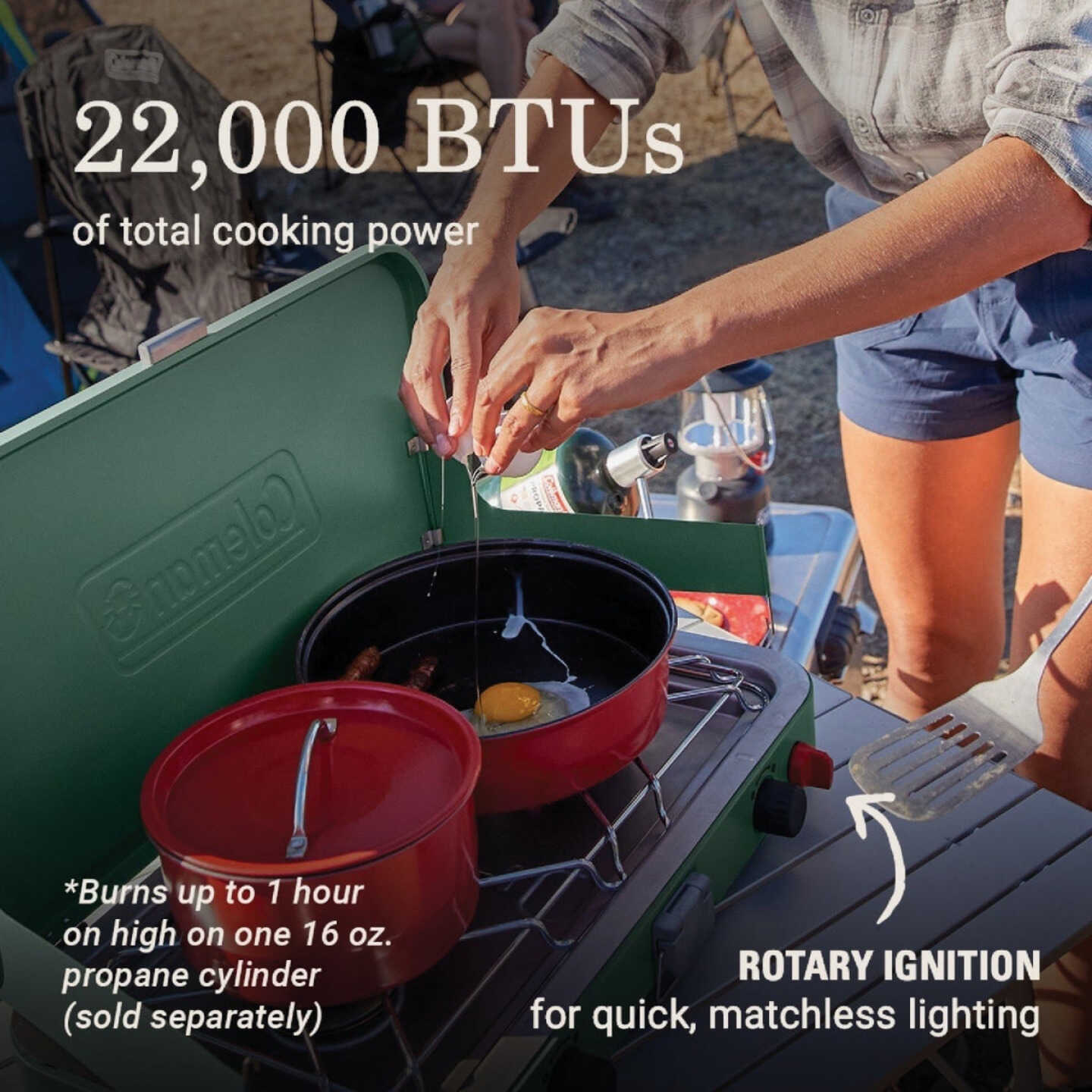 Coleman 2-Burner Portable Camping Stove Image 4