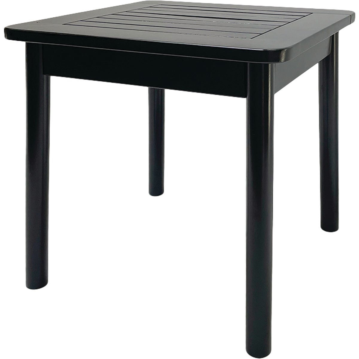Jack Post Windsor 18 In. Black Hardwood End Table Image 1