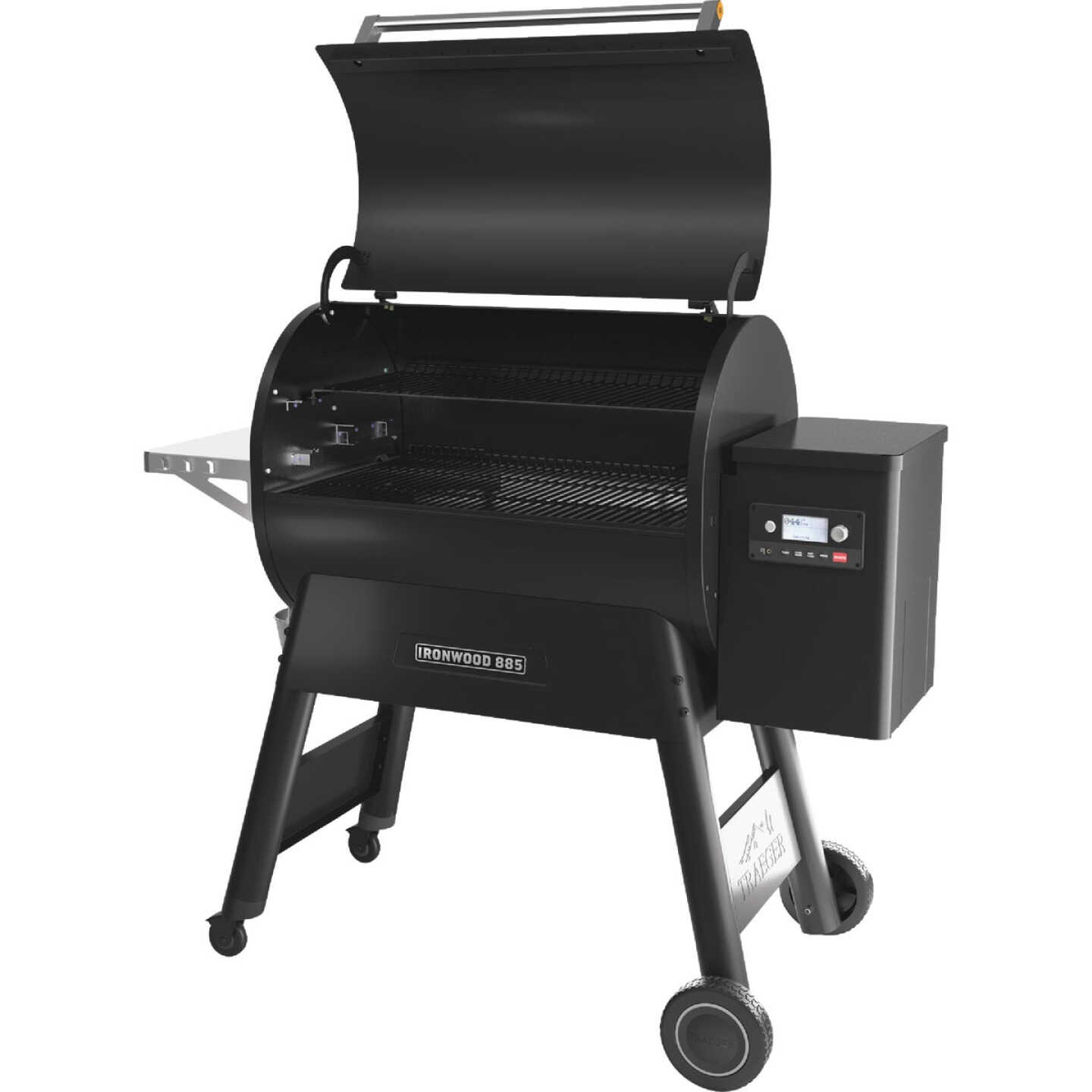Traeger Ironwood 885 Wi-Fi Wood Pellet Grill, Black Image 5