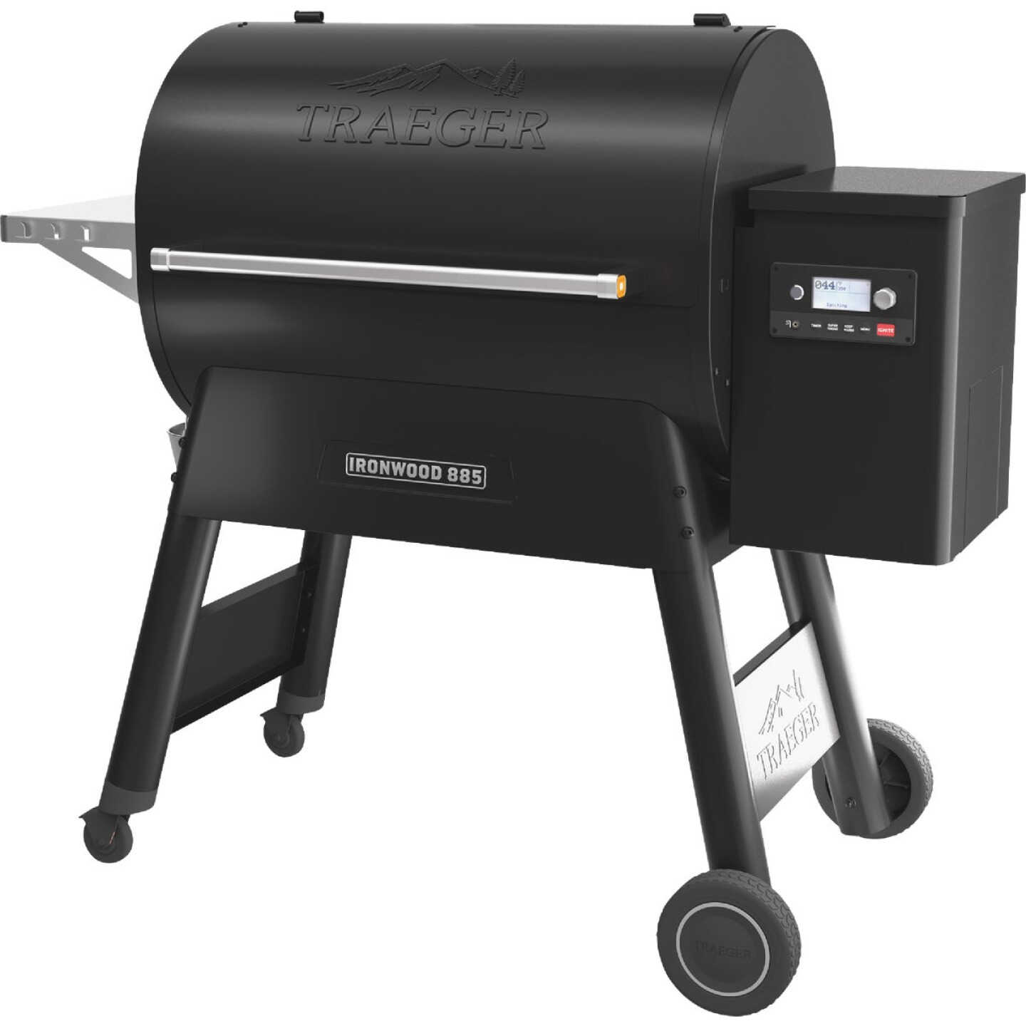 Traeger Ironwood 885 Wi-Fi Wood Pellet Grill, Black Image 4