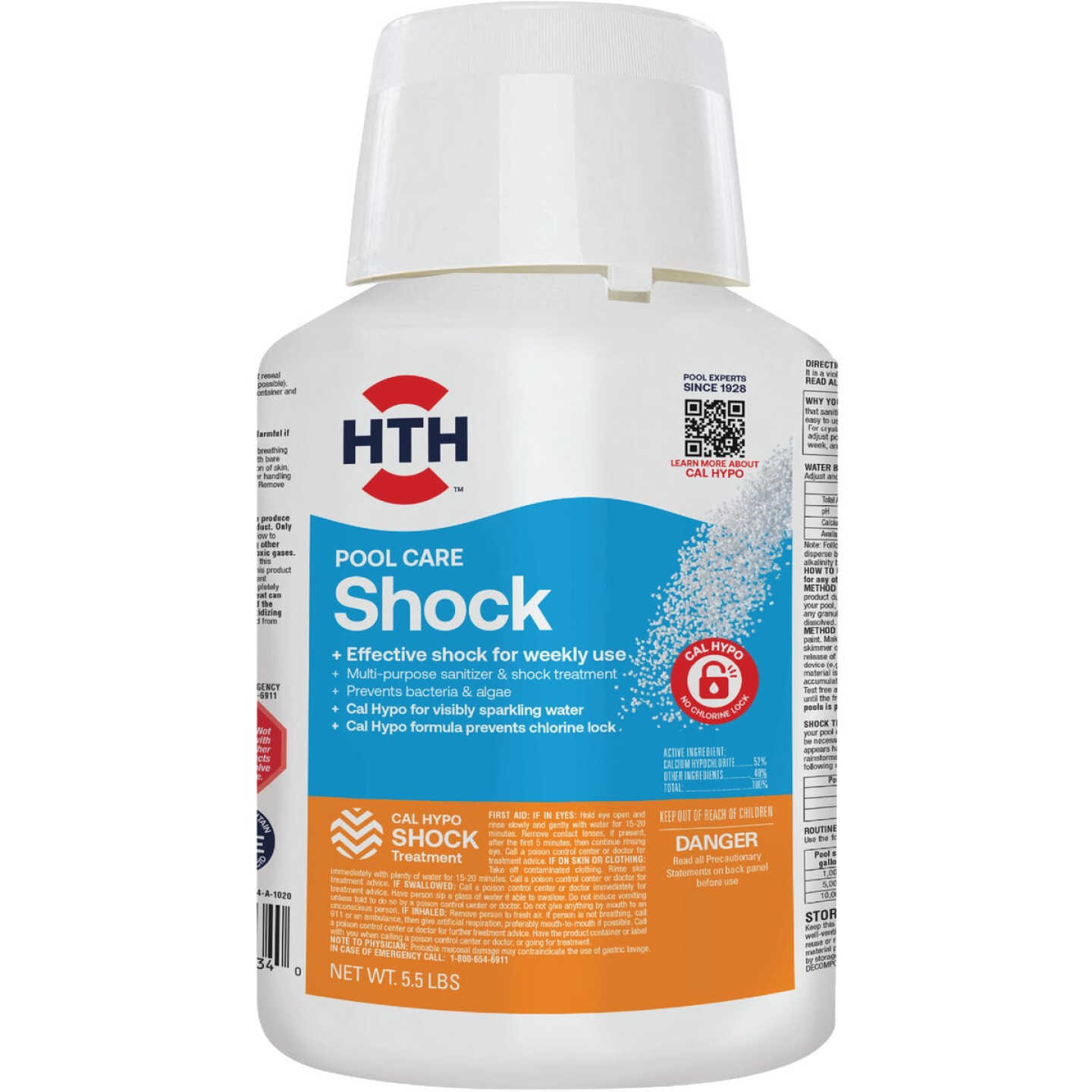 HTH Pool Care 5.5 Lb. Shock Treatment Granule Image 1