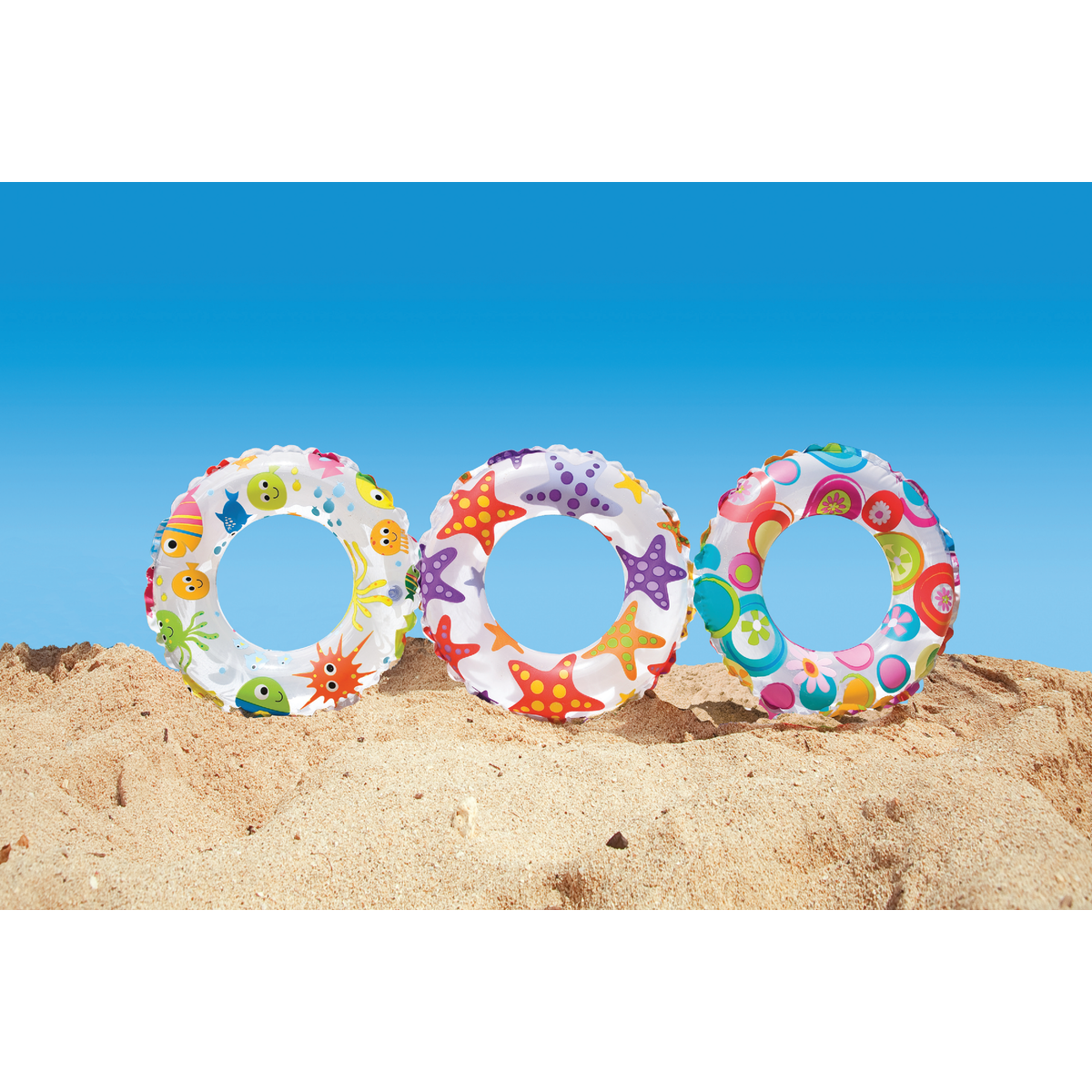 Intex 20 In. Lively Print Pool Tube Float Image 2