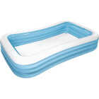 Intex 72 In. W. x 22 In. D. Blue Vinyl Family Inflatable Swimming Pool Image 1