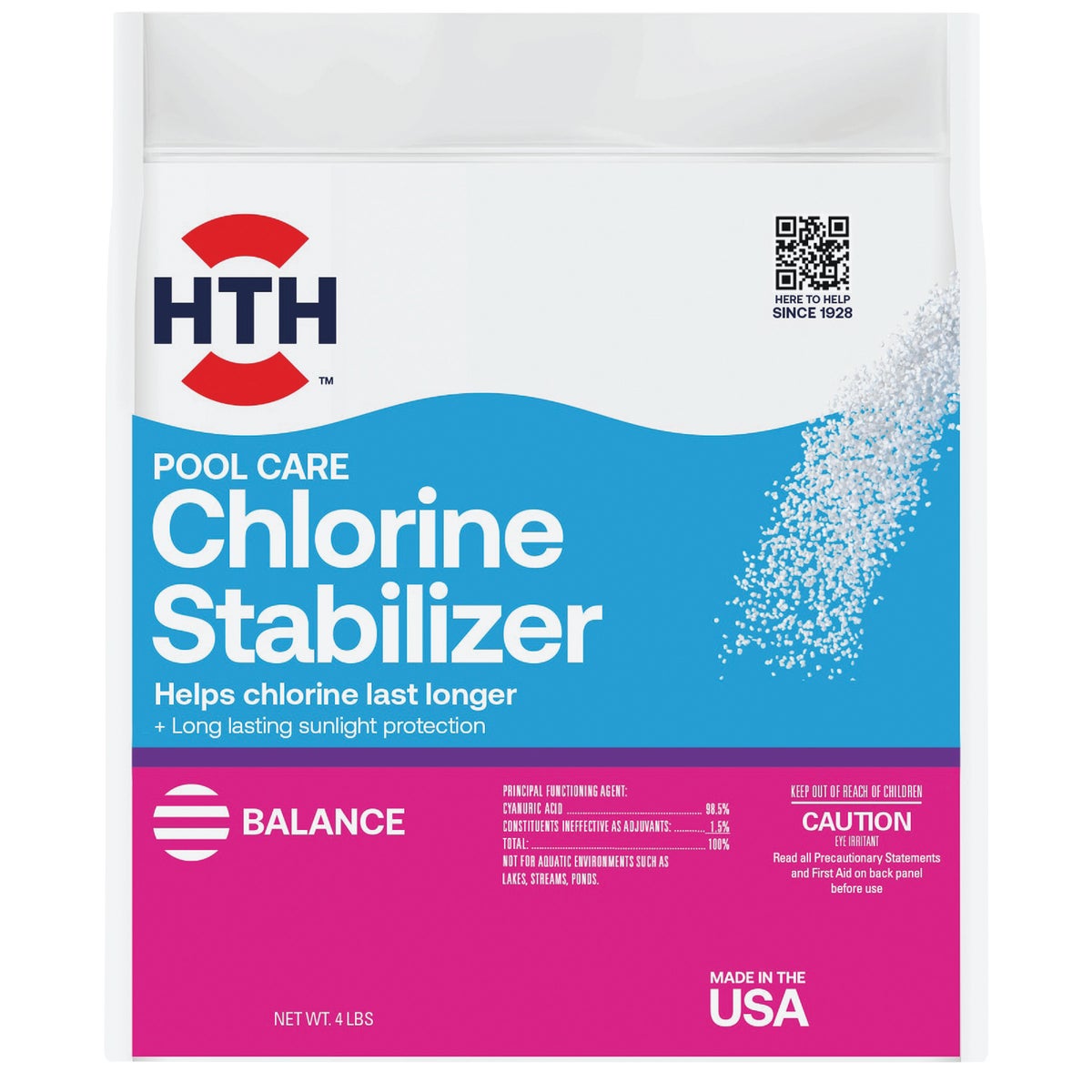 HTH Pool Care 4 Lb. Chlorine Stabilizer Granule