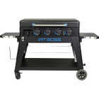 Pit Boss 4-Burner Black & Stainless Steel 46,000 BTU 647 Sq. In. Outdoor LP Gas Griddle Image 1