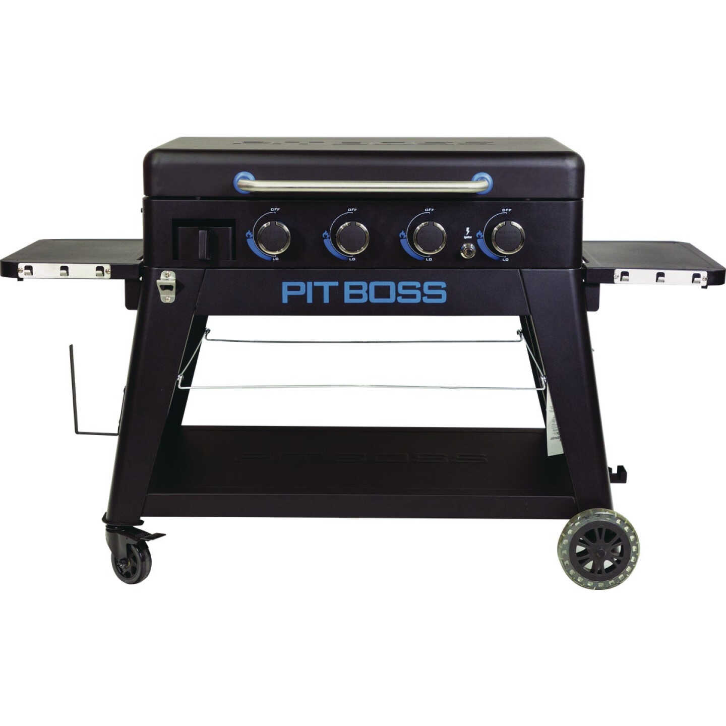 Pit Boss 4-Burner Black & Stainless Steel 46,000 BTU 647 Sq. In. Outdoor LP Gas Griddle Image 1