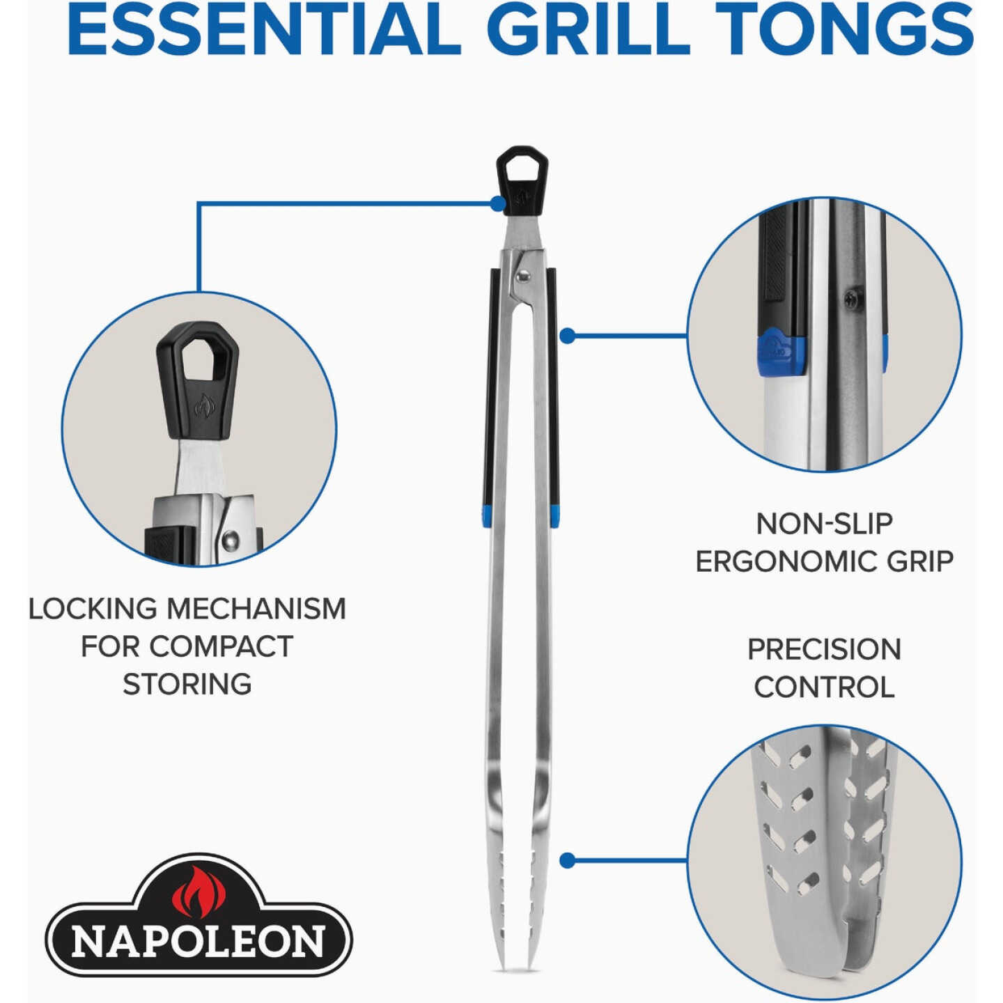 Napoleon 17 In. Grill Tongs Image 3