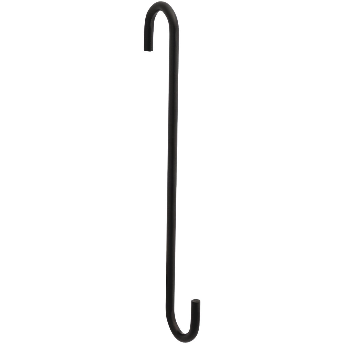 National Hardware 8 In. Black Steel Modern Large S-Hook Plant Hanger