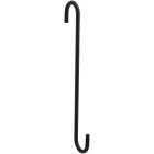 National Hardware 8 In. Black Steel Modern Large S-Hook Plant Hanger Image 1