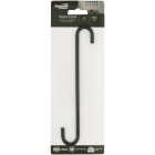 National Hardware 8 In. Black Steel Modern Large S-Hook Plant Hanger Image 3