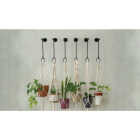 National Hardware 8 In. Black Steel Modern Large S-Hook Plant Hanger Image 2