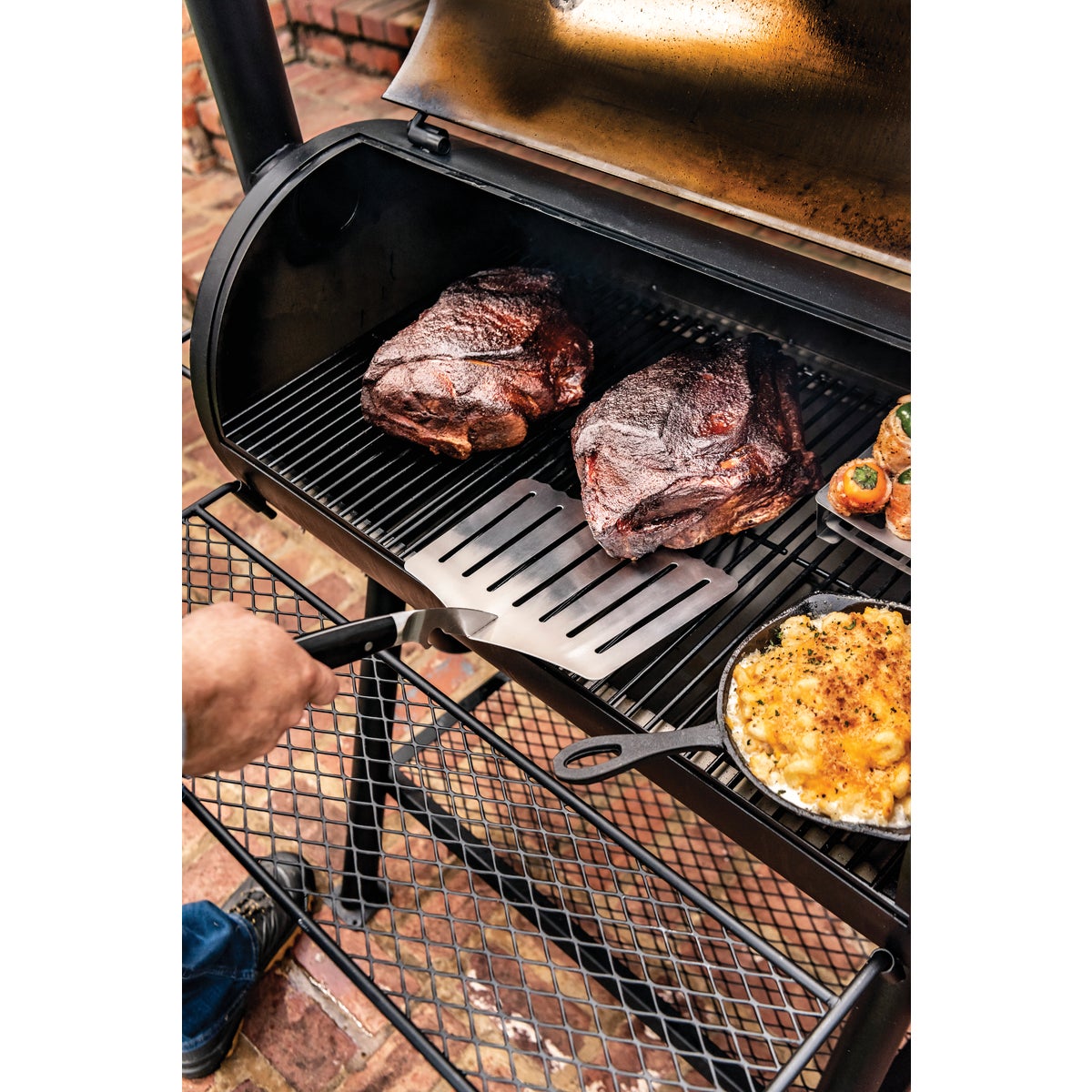 Oklahoma Joe's Blacksmith Hawg Lifter 9.72 In. W. x 17.7 In. L. Stainless Steel Barbeque Turner Image 2