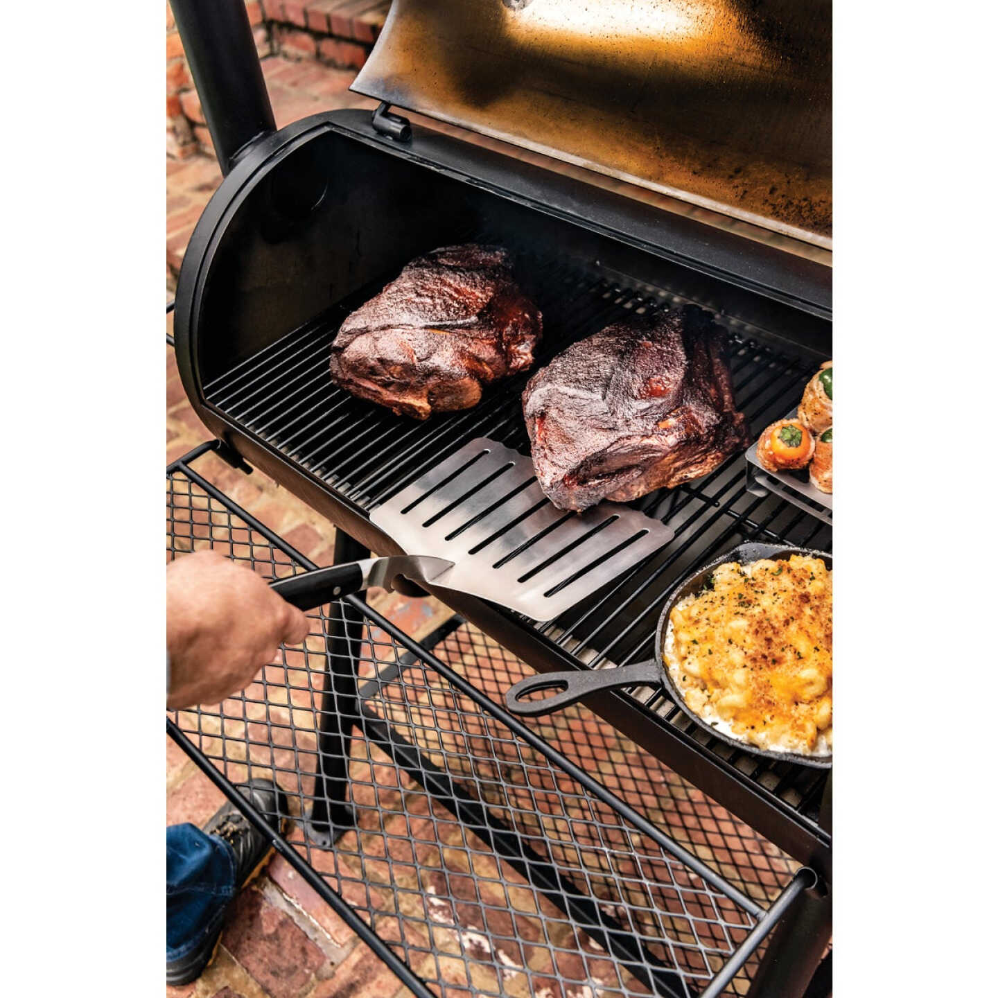 Oklahoma Joe's Blacksmith Hawg Lifter 9.72 In. W. x 17.7 In. L. Stainless Steel Barbeque Turner Image 2