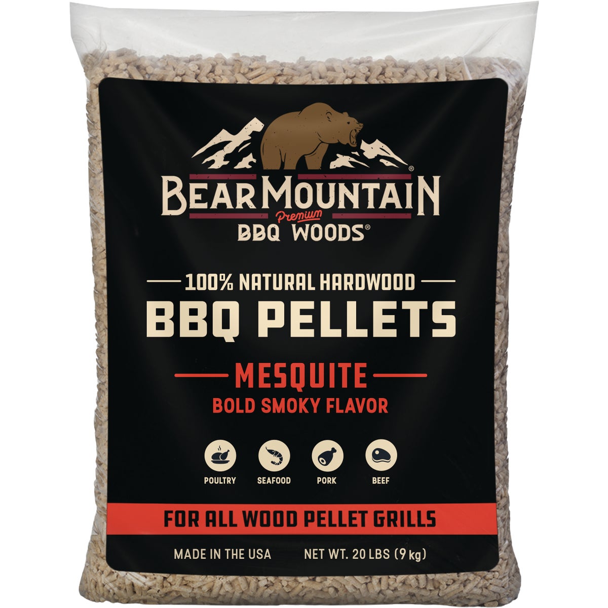 Bear Mountain BBQ Premium Woods 20 Lb. Mesquite Wood Pellet