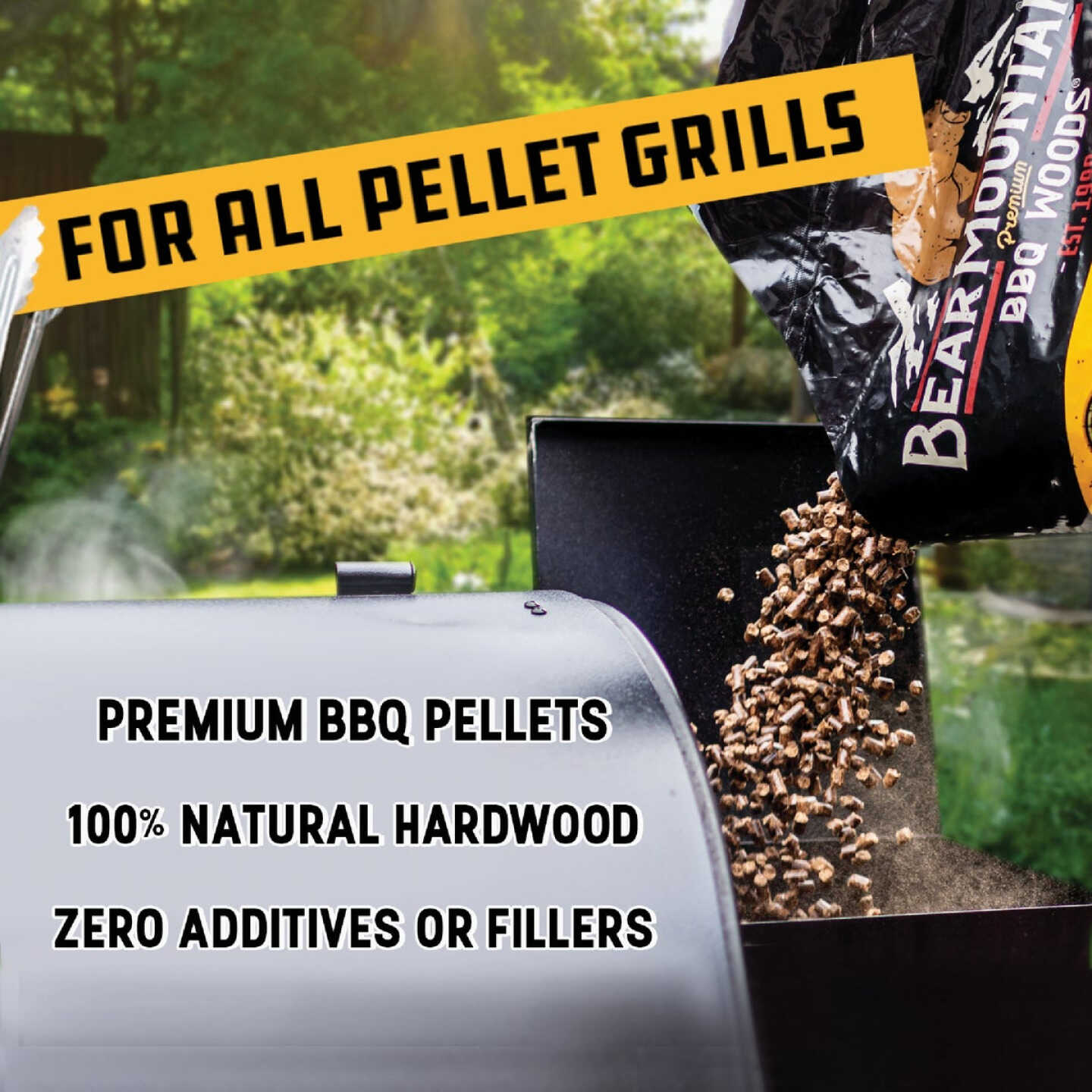 Bear Mountain BBQ Premium Woods 20 Lb. Mesquite Wood Pellet Image 2