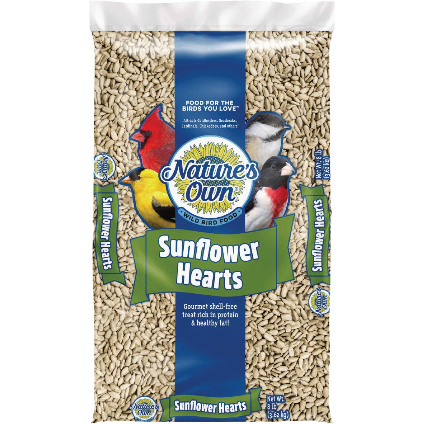 Nature's Own 8 Lb. Black Oil Sunflower Hearts Image 1