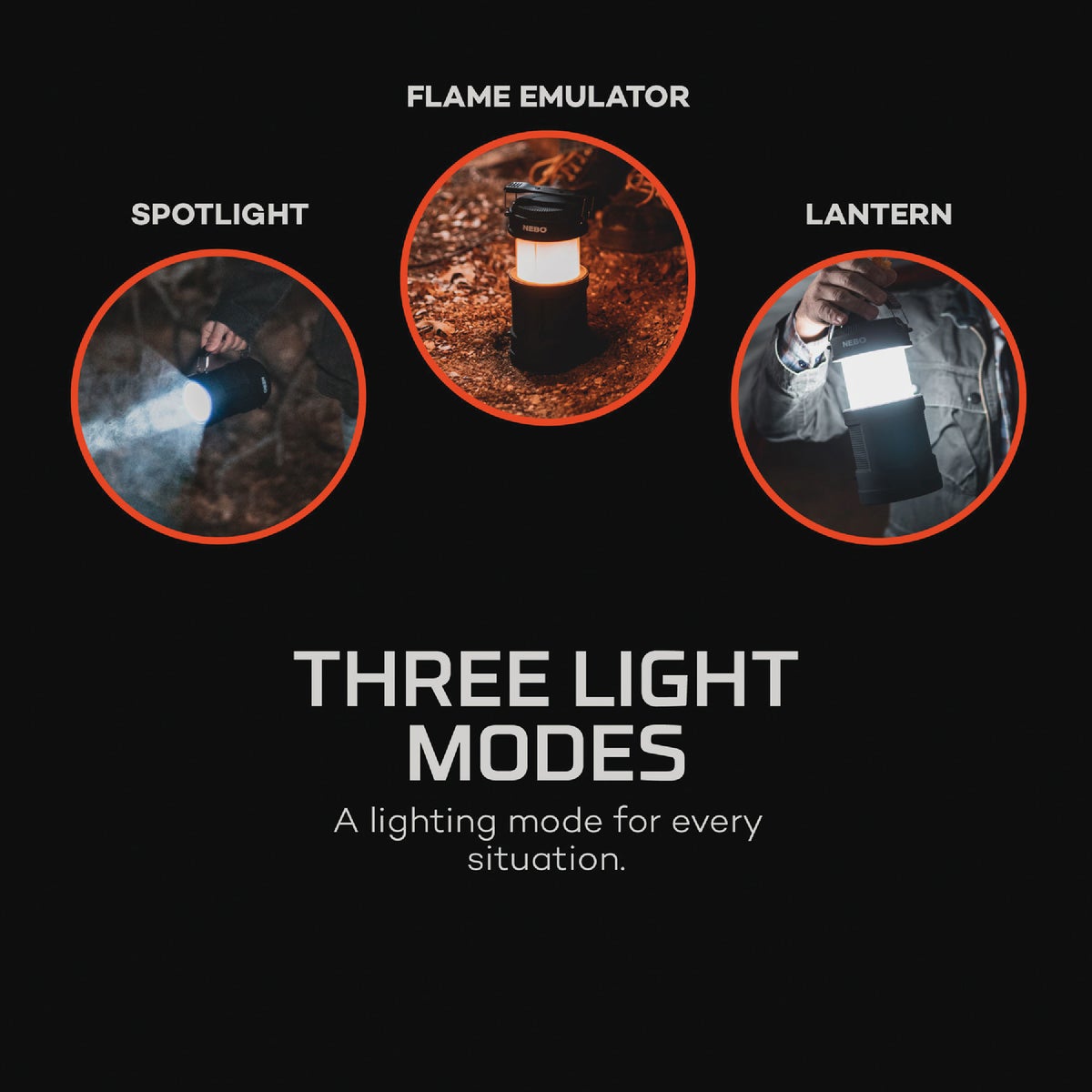 Nebo Big Poppy 8.37 In. H. x 4.06 In. Dia.Rechargeable LED Lantern Image 2