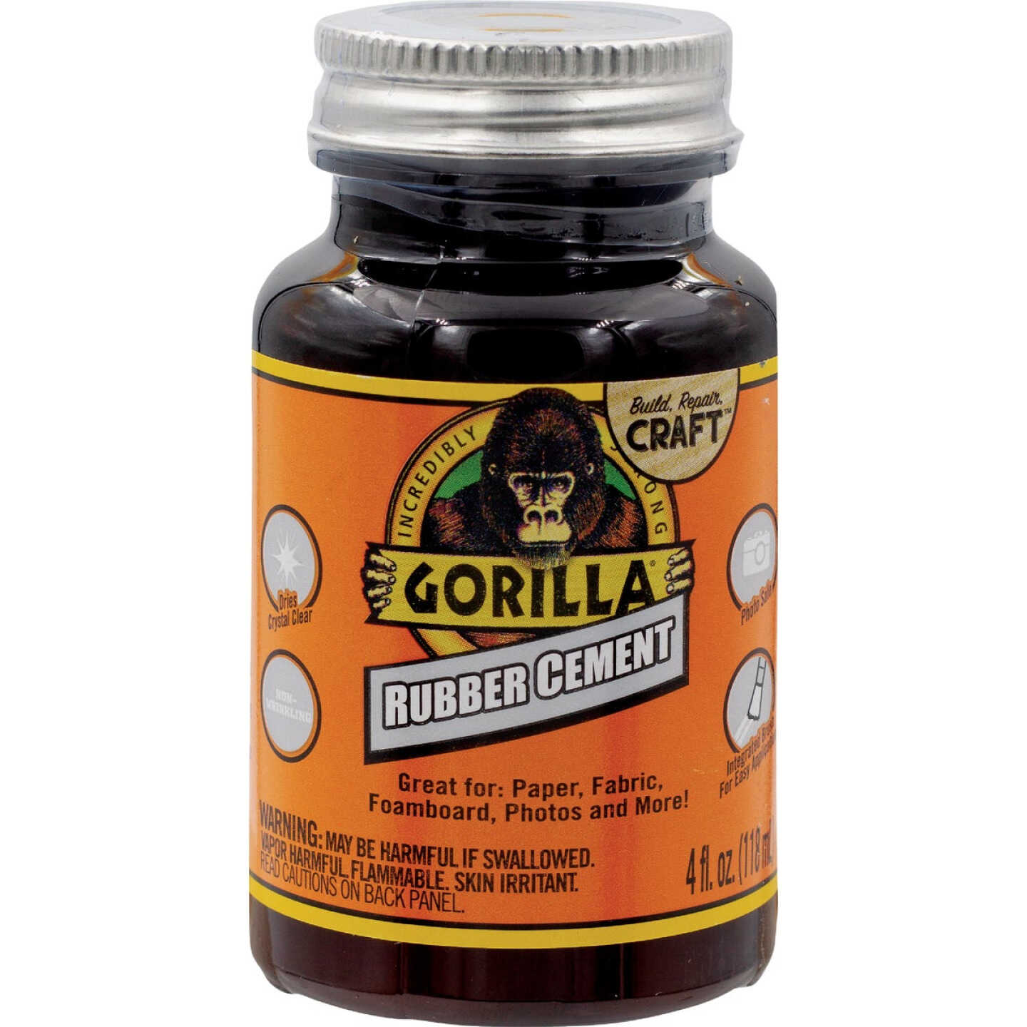 Gorilla 4 Oz. Rubber Cement Image 1