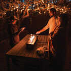 Ukiah Loom X 28 In. Black Rectangle Tabletop Gas Fire Pit Image 4