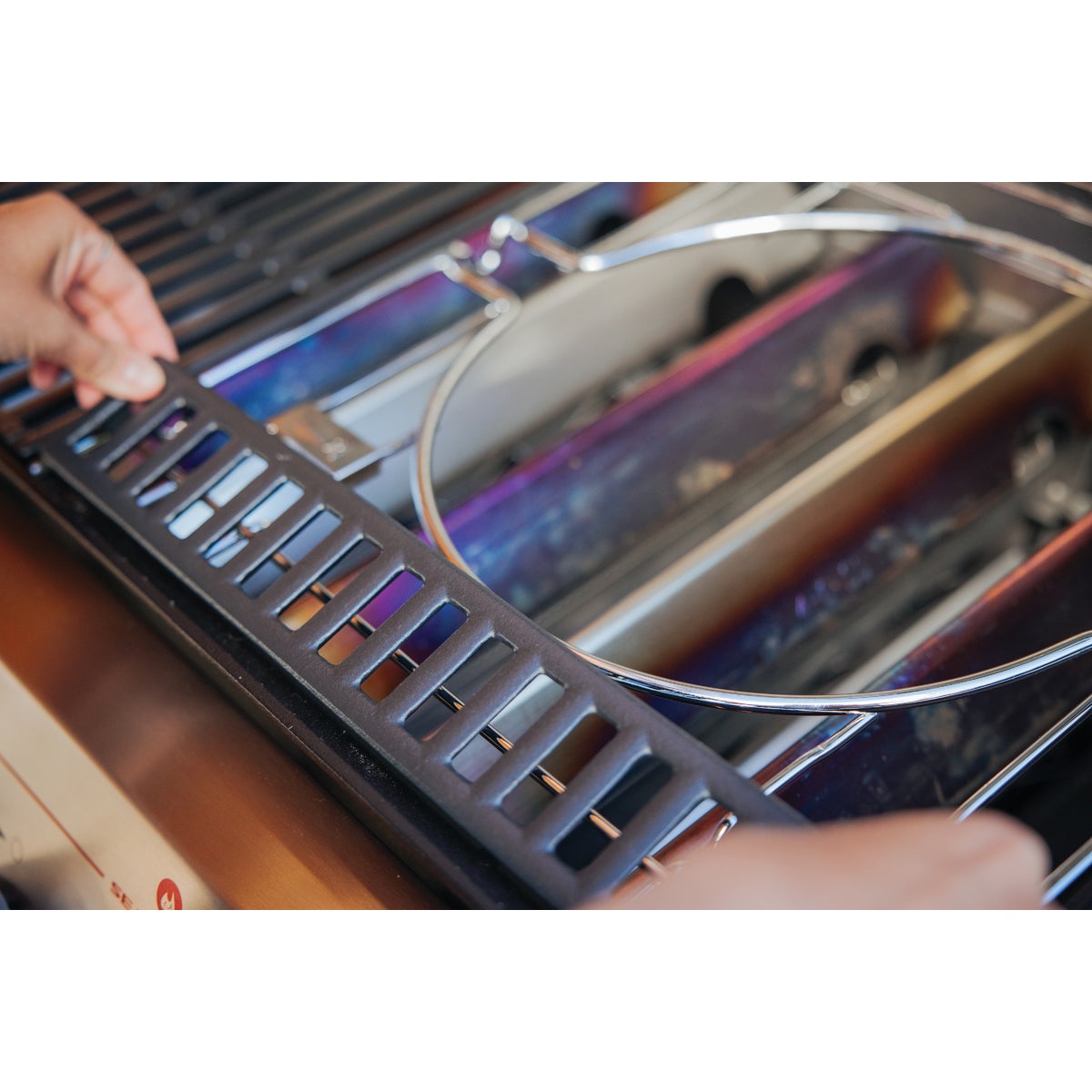 Weber Spirit 16.8 In. W. x 17.5 In. L. Steel Grill Grate Frame Kit Image 3