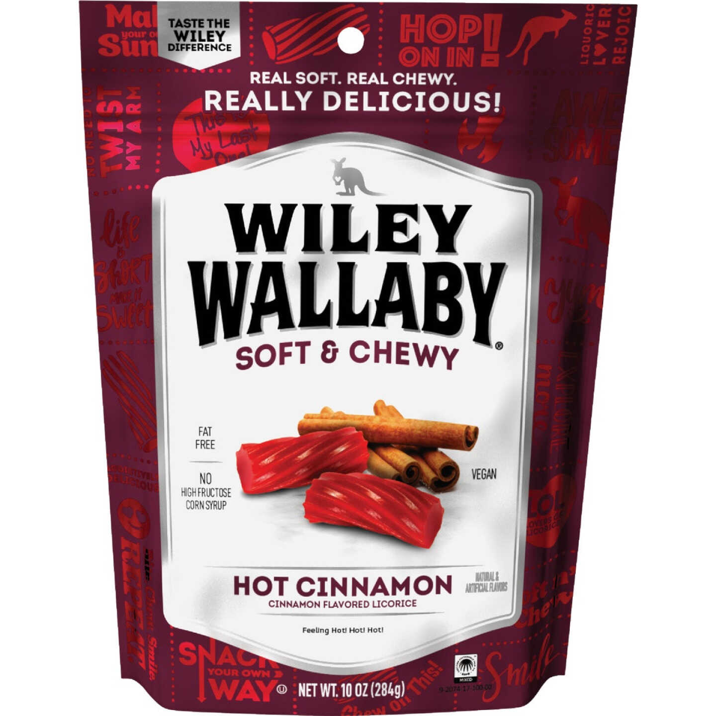 Wiley Wallaby Hot Cinnamon Licorice 10 Oz. Candy Image 1